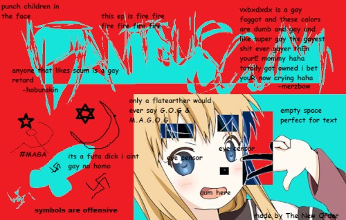 Red And Turquoise MS Paint Covers Are Dumb