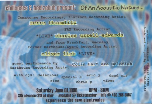 1996-06-01: Of an Acoustic Nature, Calgary, AB, Canada