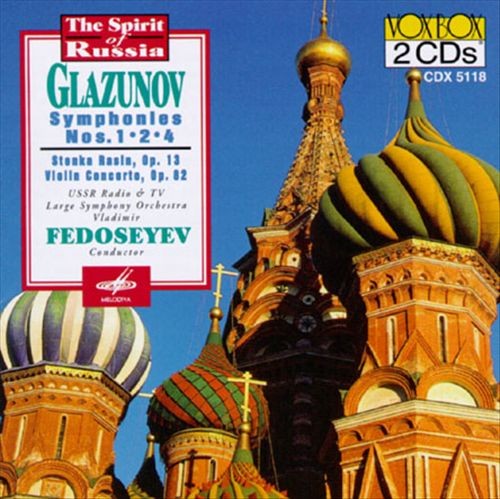 Symphonies Nos. 1,2,4; Stenka Rasin; Concerto For Violin And Orchestra In A Minor