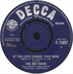 If You Ever Change Your Mind / You've Gotta Keep Her Under Hand