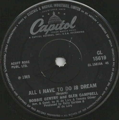 All I Have to Do Is Dream / Walk Right Back