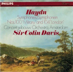 Symphonies Nos. 100 " Military" and 104 " London"