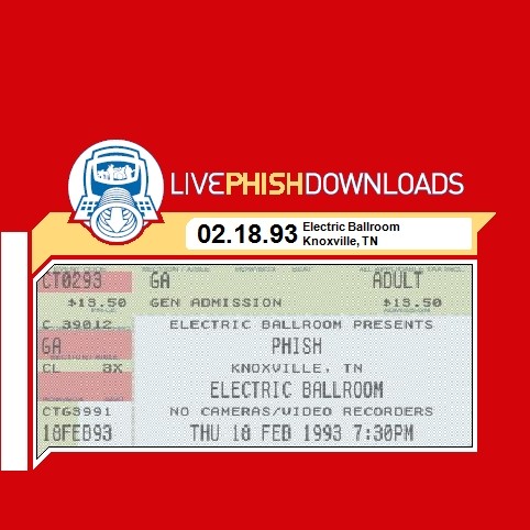 1993-02-18: Electric Ballroom, Knoxville, TN, USA