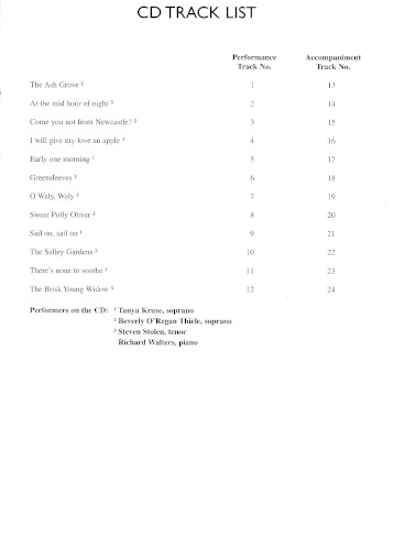 Benjamin Britten - 12 Selected Folksong Arrangements