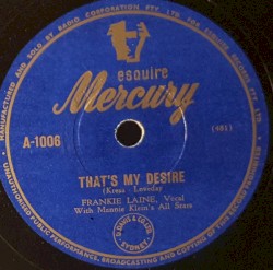 That's My Desire / On the Sunny Side of the Street