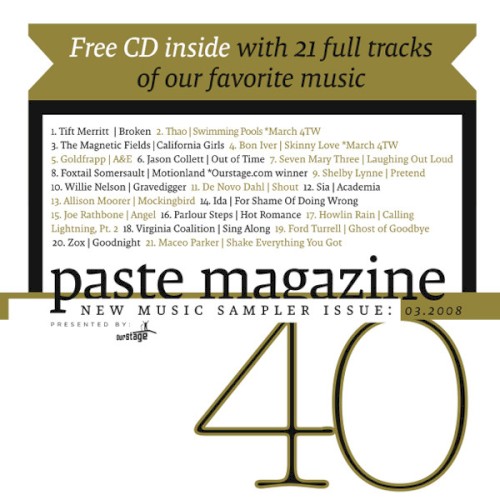 Paste Magazine Sampler #40: March 2008