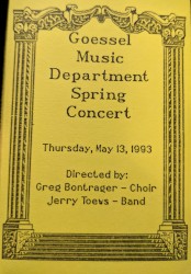 Spring Concert 1993