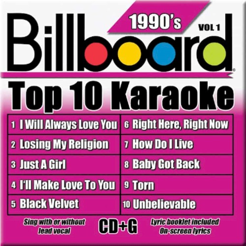 Billboard Top 10 Karaoke: 1990’s, Vol 1