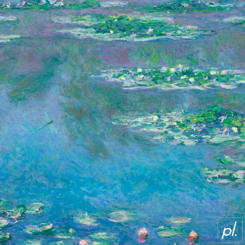 in meadows, beside streams