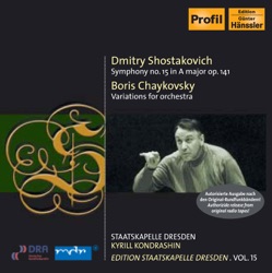 Shostakovich: Symphony no. 15 in A major, op. 141 / Chaykovsky: Variations for Orchestra