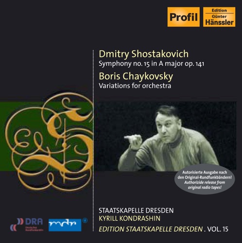 Shostakovich: Symphony no. 15 in A major, op. 141 / Chaykovsky: Variations for Orchestra