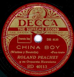China Boy / Adios Blues