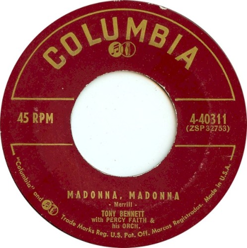 Madonna, Madonna / Not as a Stranger