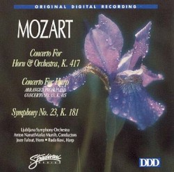 Concerto for Horn & Orchestra, K. 417 / Concerto for Harp / Symphony no. 23, K. 181