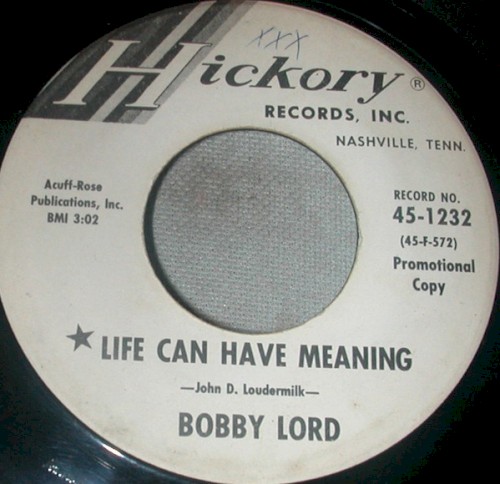 Life Can Have Meaning / Pickin’ White Gold