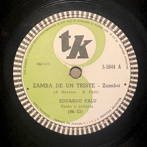 Zamba de un triste / Preludio y danza
