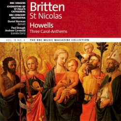 BBC Music, Volume 18, Number 4: Britten: St. Nicolas / Howells: Three Carol-Anthems