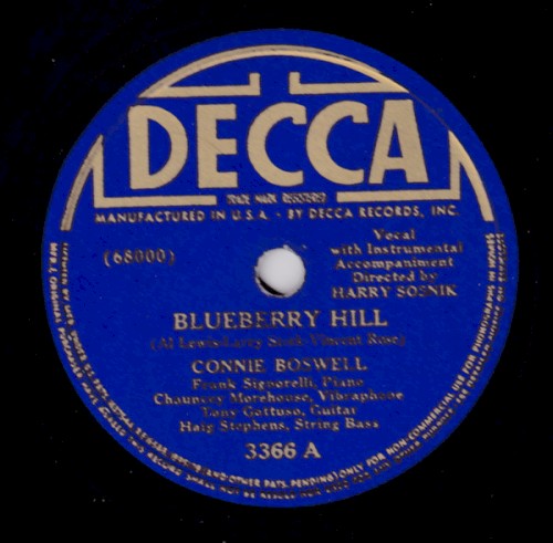 Blueberry Hill / The Nearness of You
