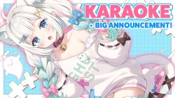 【KARAOKE TIME!!】with BIG NEWS!!! WOOOAH!! 【Maid Mint Fantôme】