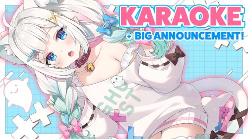 【KARAOKE TIME!!】with BIG NEWS!!! WOOOAH!! 【Maid Mint Fantôme】