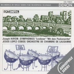 Symphonies No. 104 in D Major Hob.I-104; Symphony No. 103 in E-Flat Major Hob.I-103