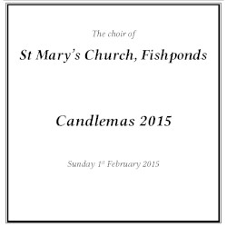 Candlemas 2015