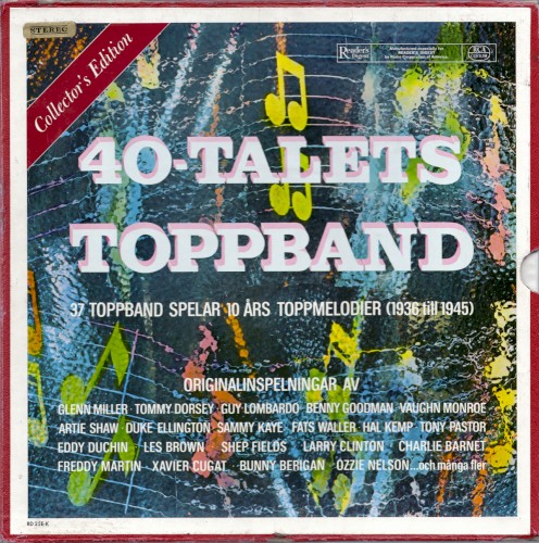 40‐talets Toppband (1936 till 1945)