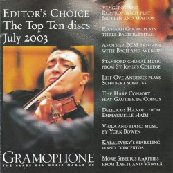Editor’s Choice: The Top Ten Discs: July 2003