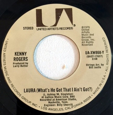 Laura (What’s He Got That I Ain’t Got) / I Wasn’t Man Enough