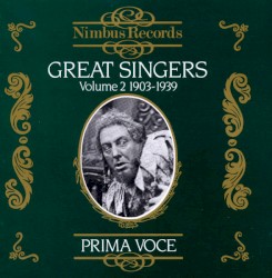 Great Singers Volume 2 (1903-1939)