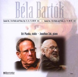 Sonata No. 1 for Violin and Piano / Sonata No. 2 for Violin and Piano