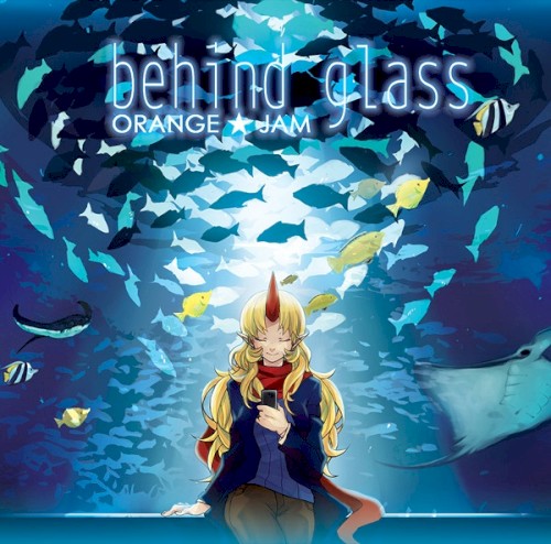 behind glass