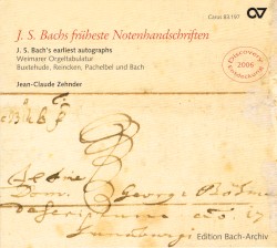 J.S. Bachs Frühsten Notenhandschriften
