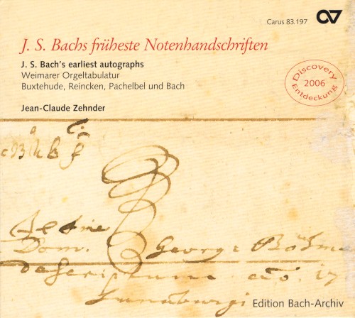 J.S. Bachs Frühsten Notenhandschriften