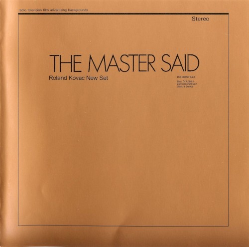 The Master Said