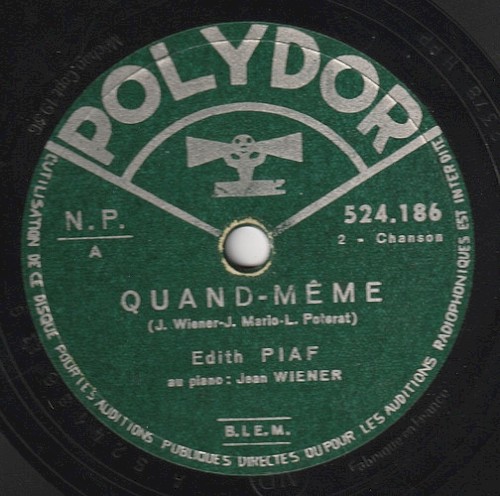 Quand‐même /Fais‐moi valser