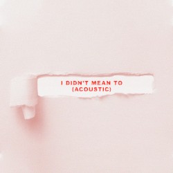 I Didn’t Mean To (acoustic)