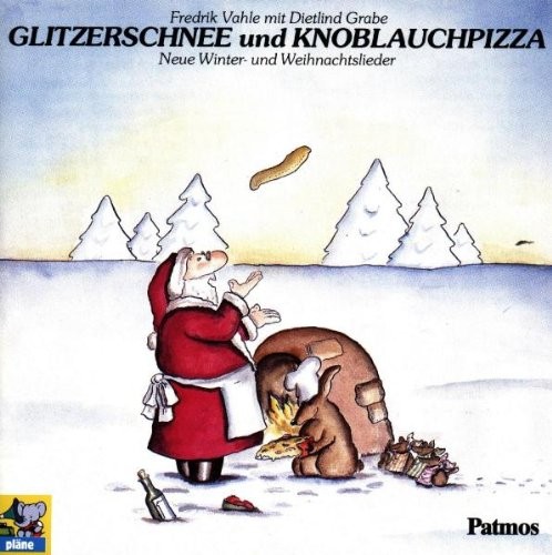 Glitzerschnee und Knoblauchpizza