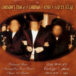 Chosons Tish and Chupah