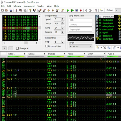 Cookiefonster’s 2016 Famitracker Covers (mostly Homestuck)