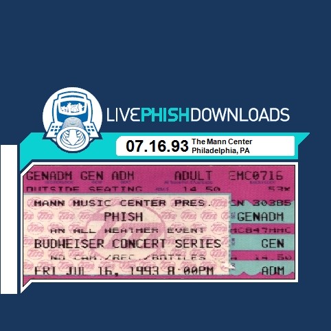 1993-07-16: The Mann Center for the Performing Arts, Philadelphia, PA, USA