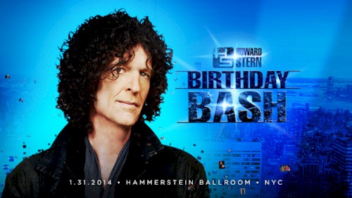 2014-01-31: Howard Stern Birthday Bash: Hammerstein Ballroom, New York, NY, USA