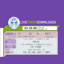 1989-03-30: The Front, Burlington, VT, USA