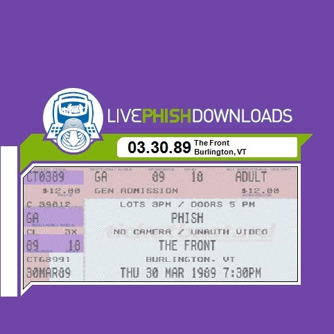 1989-03-30: The Front, Burlington, VT, USA