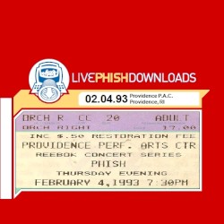 1993-02-04: Providence Performing Arts Center, Providence, RI, USA