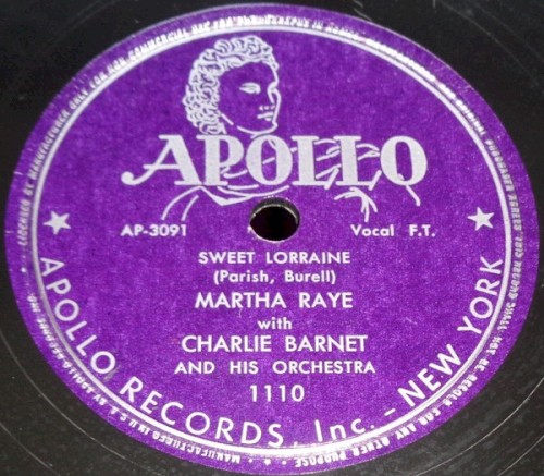 Sweet Lorraine / I Cover the Waterfront