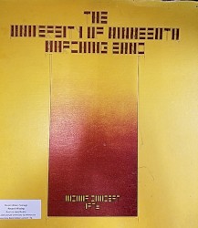 The University of Minnesota Marching Band Indoor Concert 1976