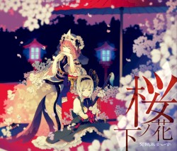桜花ノ下