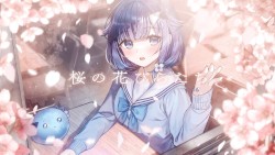 桜の花びらたち
