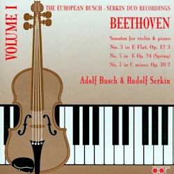 The European Busch-Serkin Duo Recordings, Vol. 1